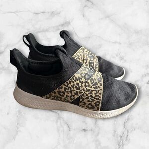 Adidas cheetah slip on sneakers